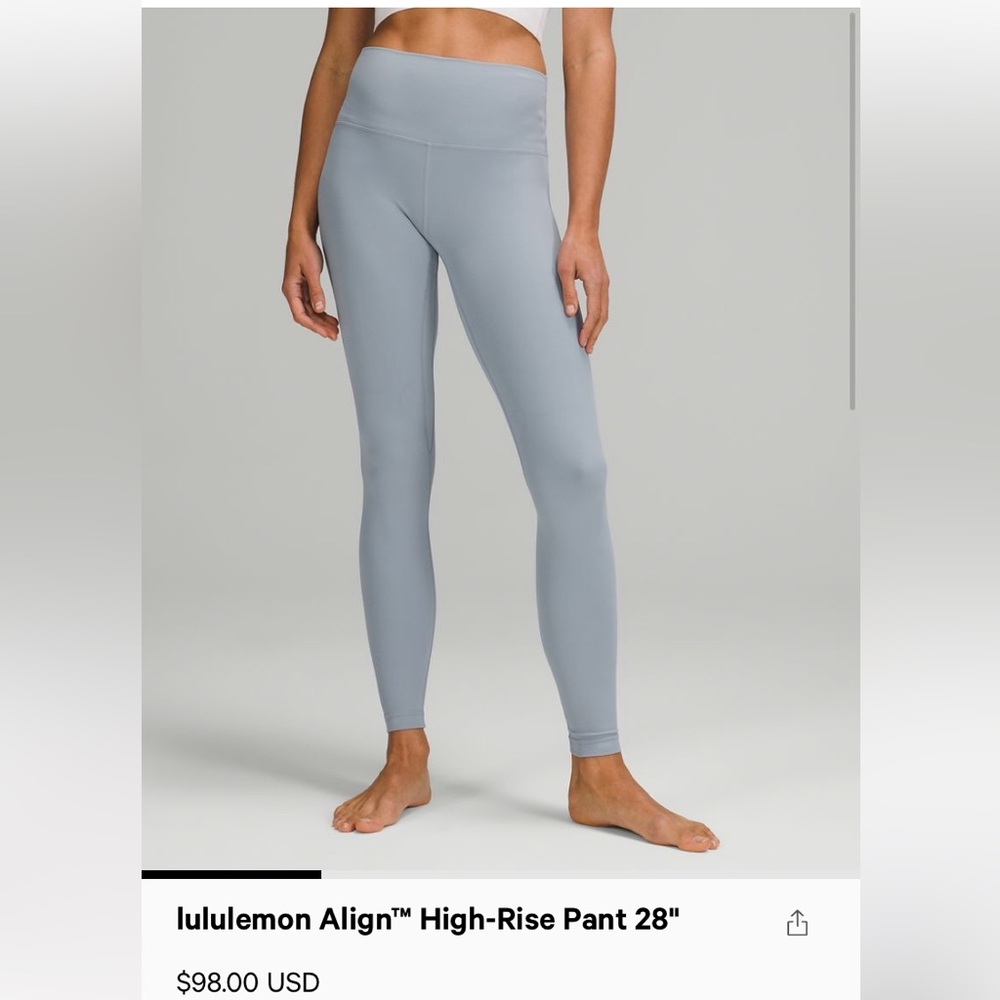Lululemon Align High Rise Leggings 28”